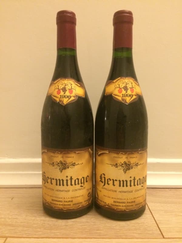 2 x Hermitage, Le Méal, Faurie, 1996