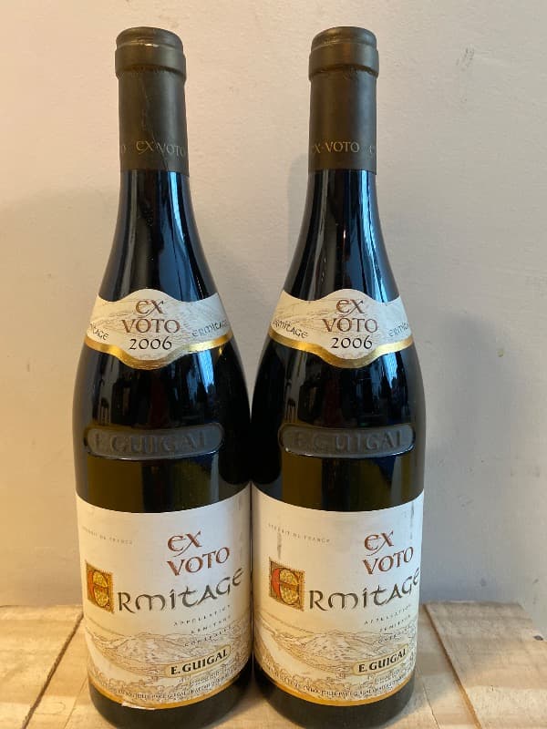 2 x Hermitage, Ex Voto, E.Guigal, 2006