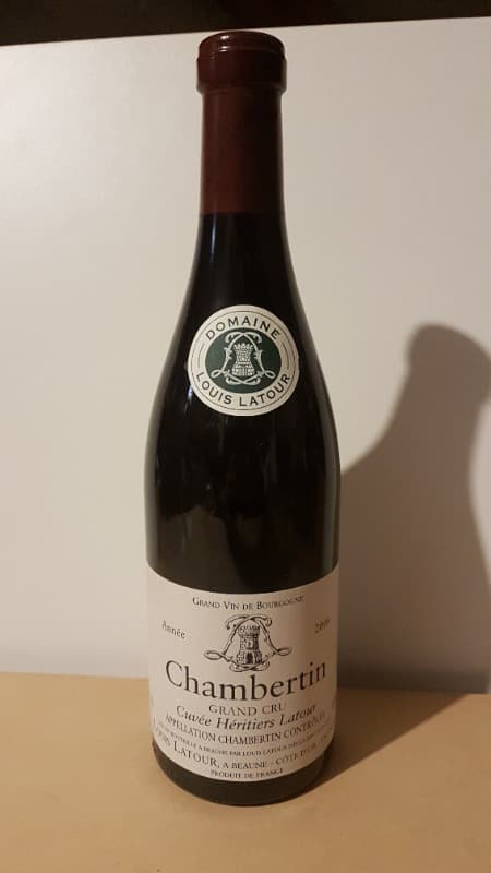 Chambertin, Cuvée héritier Latour, Louis Latour, 2006