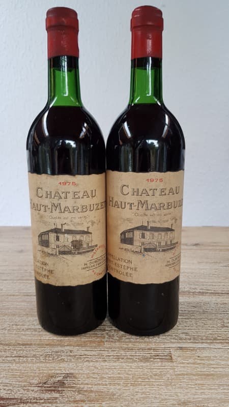 2 x Château Haut-Marbuzet, Saint-Estèphe, 1975