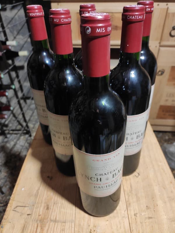 6 x château Lynch-Bages, Pauillac, 1997