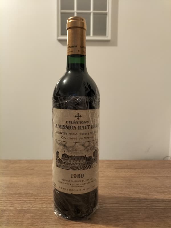 château la Mission Haut-Brion, Pessac-Léognan, 1989