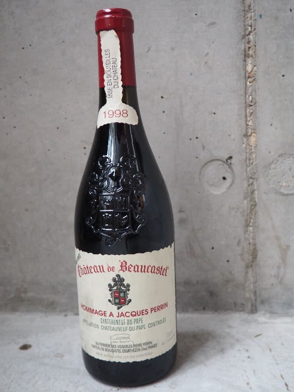 Châteauneuf-du-Pape, Hommage à Jacques Perrin, Domaine de Beaucastel, 1998