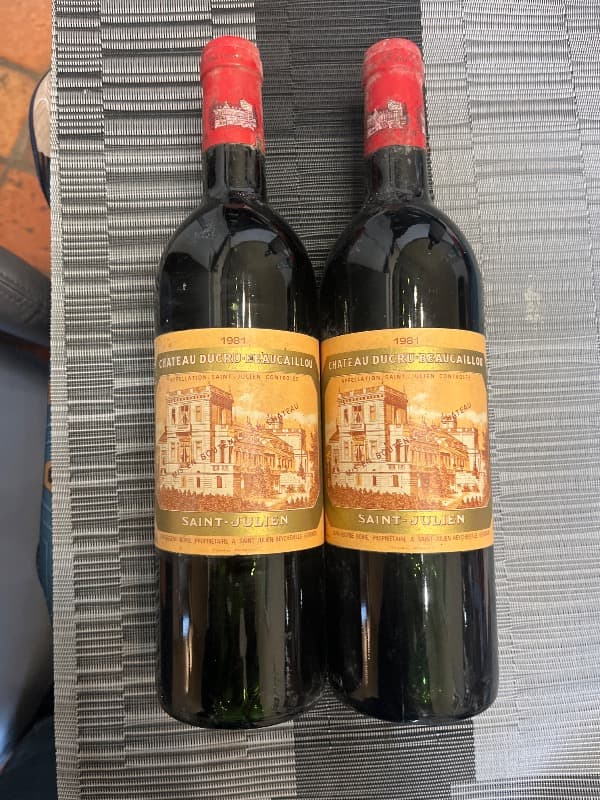 2 x Château Ducru Beaucaillou, Saint-Julien, 1981