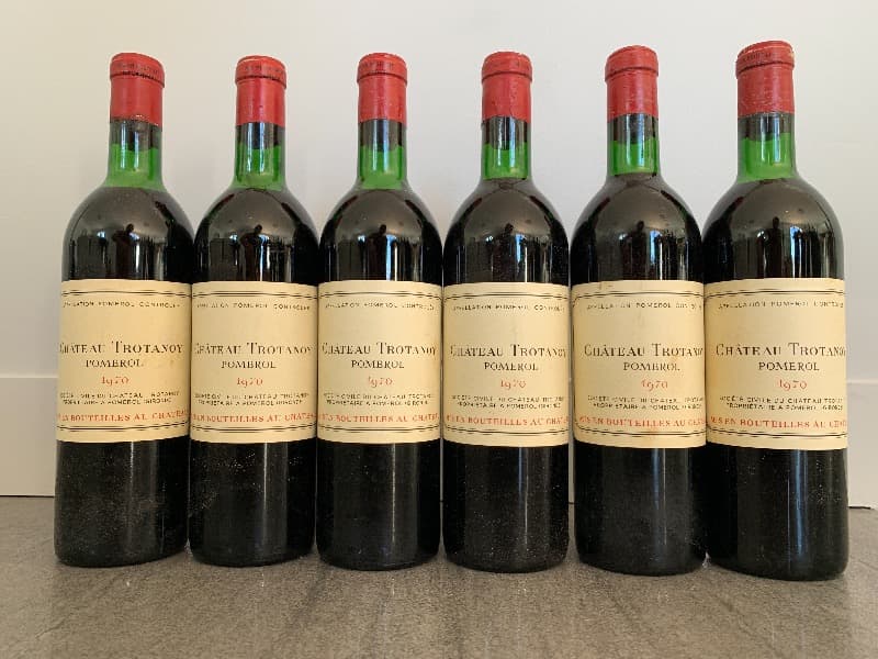 6 x Château Trotanoy, Pomerol, 1970