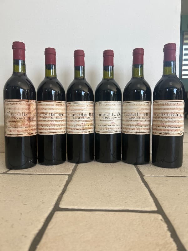 6 x Château Haut-Bailly, Pessac-Léognan, 1981