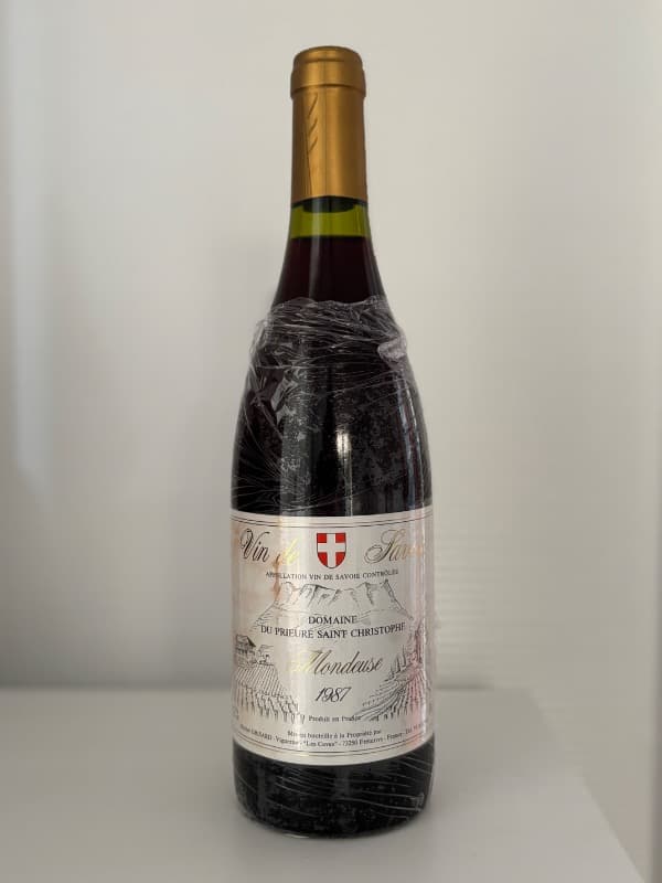 Mondeuse, Michel GRISARD, Vin-de-Savoie, 1987