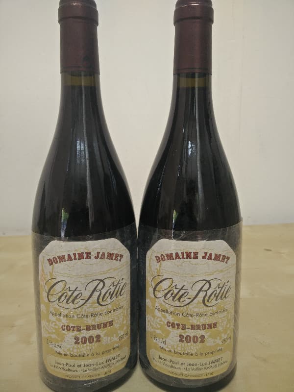 2 x Côte-Rôtie, Côte Brune, Domaine Jamet, 2002