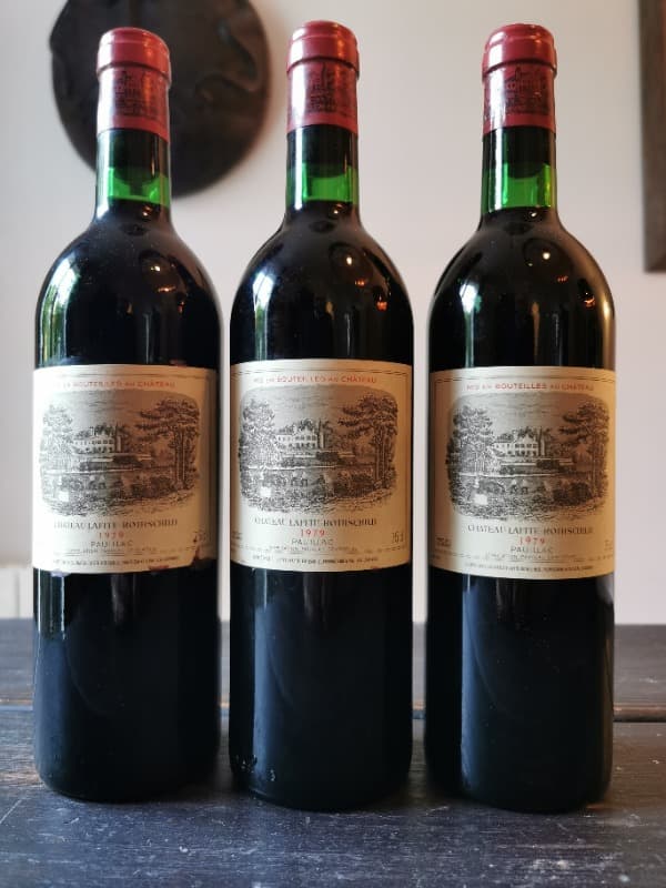 3 x Château Lafite Rothschild, Pauillac, 1979