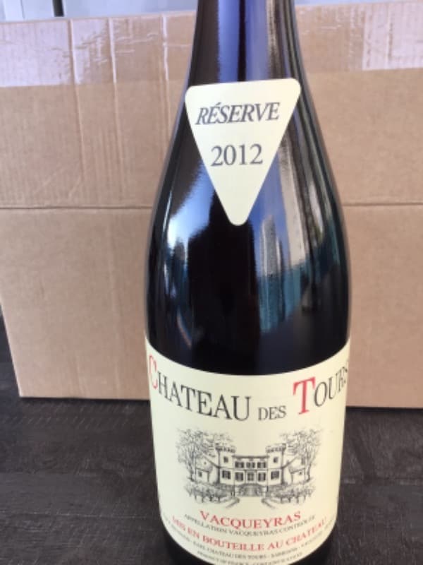 Vacqueyras, Château des Tours, 2012