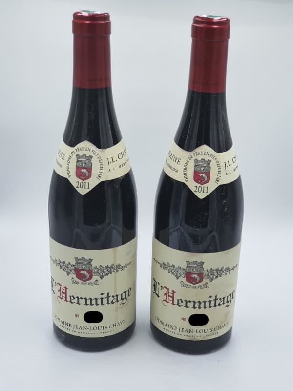 2 x Hermitage, Jean Louis Chave, 2011