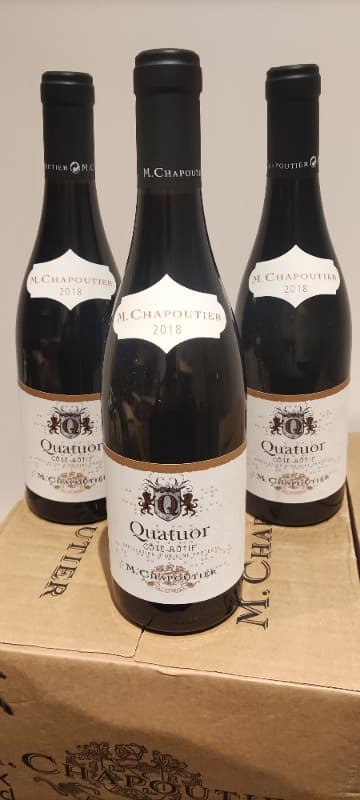 3 x Côte-Rôtie, Quatuor, M. Chapoutier, 2018