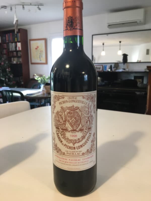 Baron de Pichon longueville, Pauillac, 1998