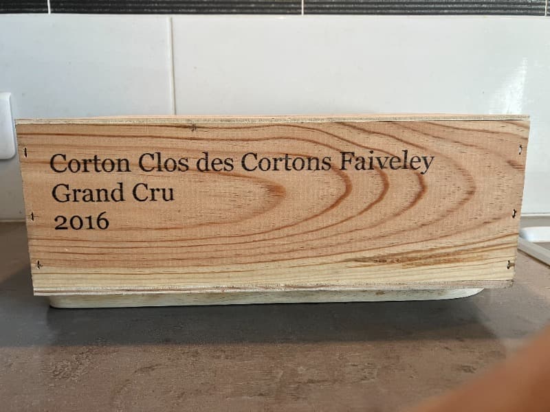 CBO/OWC3 x Corton, Clos des Cortons/grand cru/monopole, Domaine Faiveley, 2016