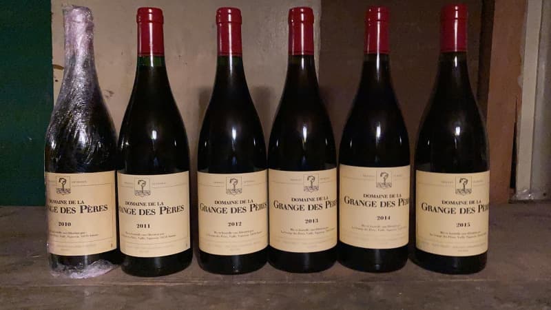 6 x Grange des Pères (verticale), Vin de Pays de l'Hérault 2010 =>2015