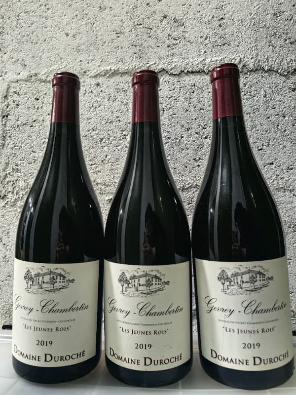 3 x Gevrey-Chambertin, Les Jeunes Rois, Domaine Duroché, 2019