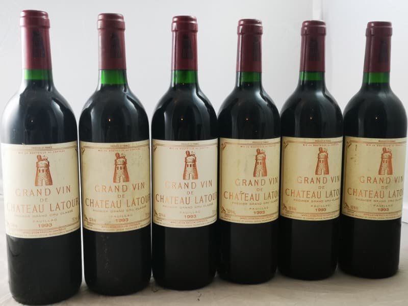 6 x Grand Vin de Château Latour, Pauillac, 1993