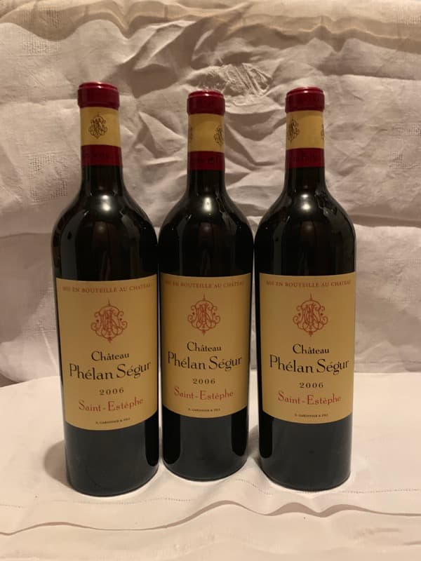 3 x Château Phélan Ségur, Saint-Estèphe, 2006