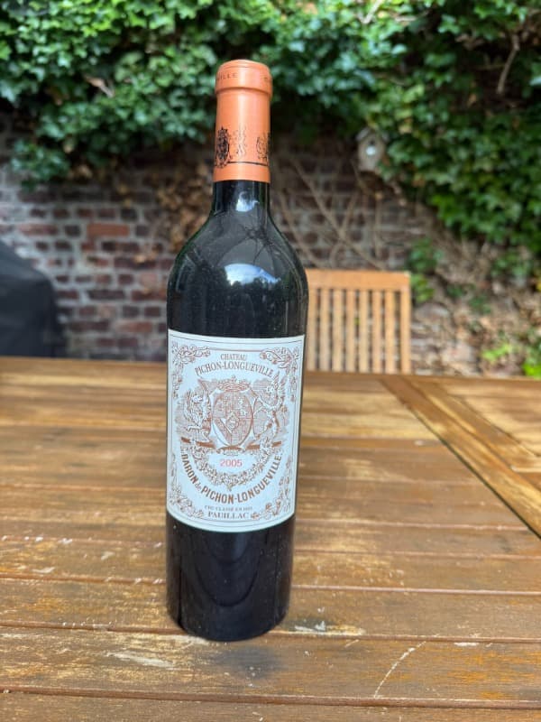 Au Baron, château Pichon Longueville, Pauillac, 2005