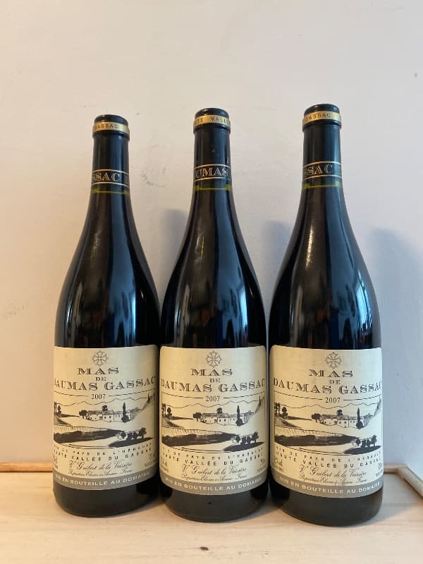 3 x Mas de Daumas Gassac, Vin de Pays de Saint-Guilhem le Désert, 2007