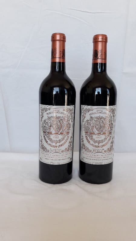 2 x Baron de Pichon Longueville, Château Pichon Longueville, Pauillac, 2002