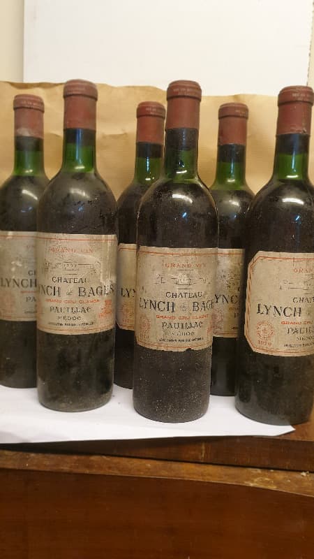 6 x Pauillac, château Lynch Bages, Pauillac, 1970