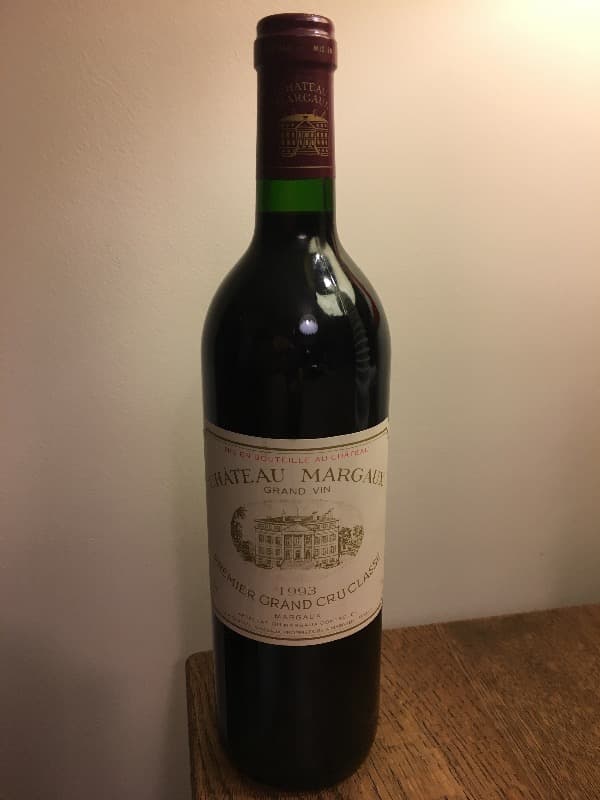 Grand cru classé, Château Margaux, Margaux, 1993