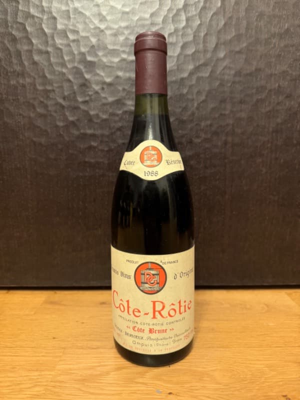 Côte-Rôtie, Côte-Brune, Domaine Gentaz-Dervieux, 1988