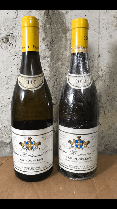 2 x Puligny-Montrachet, Les Pucelles, Anne Claude Leflaive, 2000