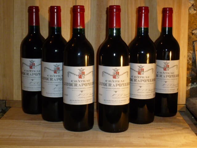 6x Latour a Pomerol, Pomerol, 2000