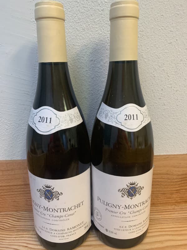 2 x Puligny-Montrachet, Champs-Canet, Domaine Ramonet, 2011