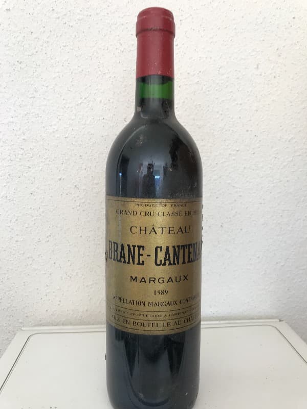 Château Brane Cantenac, Margaux, 1989
