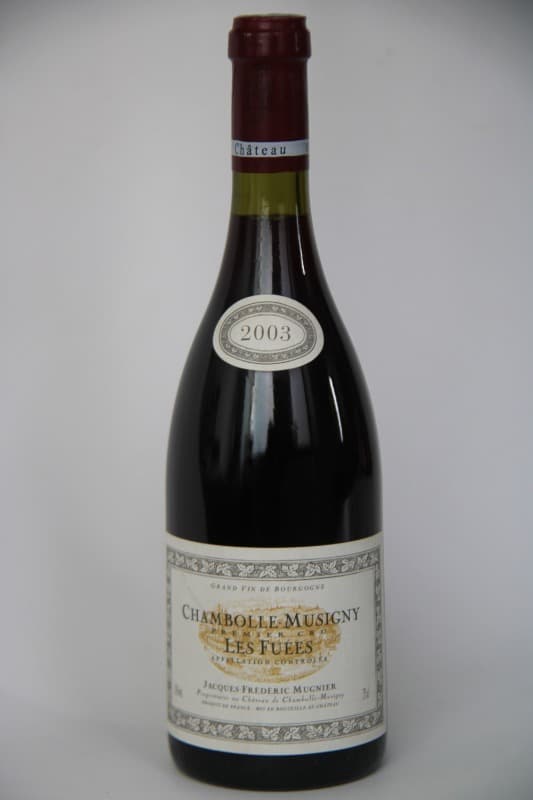 Chambolle-Musigny, Les Fuées, Domaine J. F. Mugnier, 2003