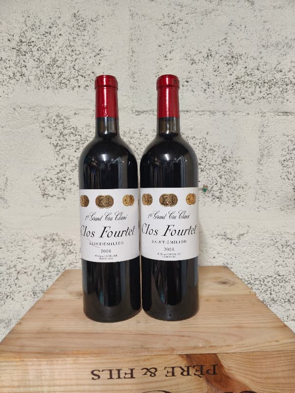 2 x Clos Fourtet, Saint-Émilion Grand Cru, 2008