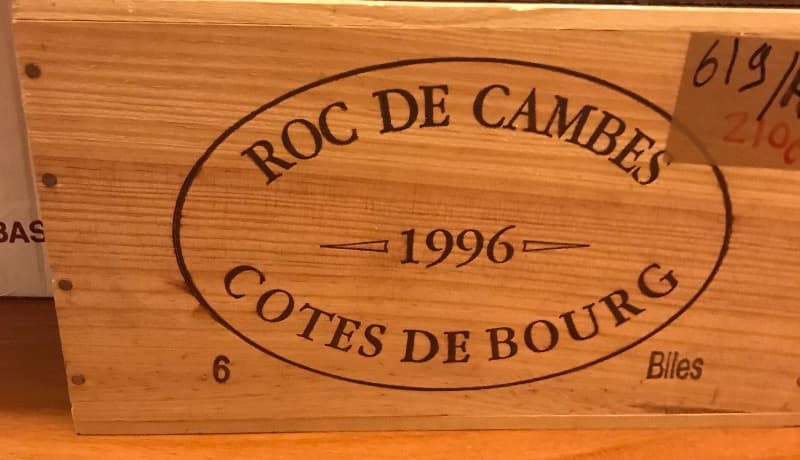 CBO/OWC 6 x Roc des Cambes, Côtes-de-Bourg, 1996