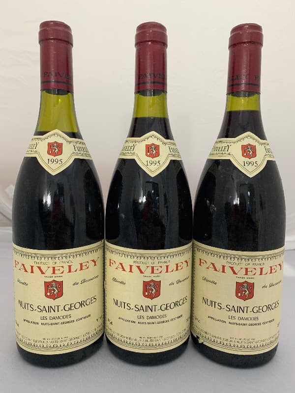 3 x Nuits-Saint-Georges, Les Damodes, Faiveley, 1995