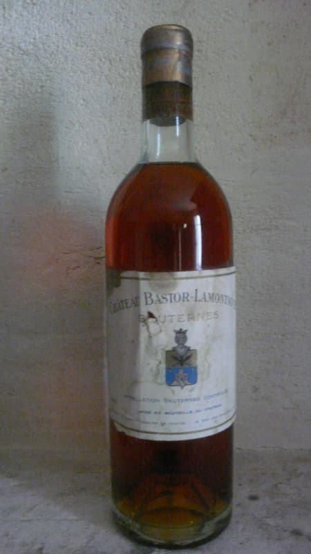 Château Bastor la montagne, Sauternes, 1955
