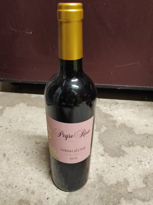 Syrah Léone, Domaine Peyre Rose, Vin de France, 2010