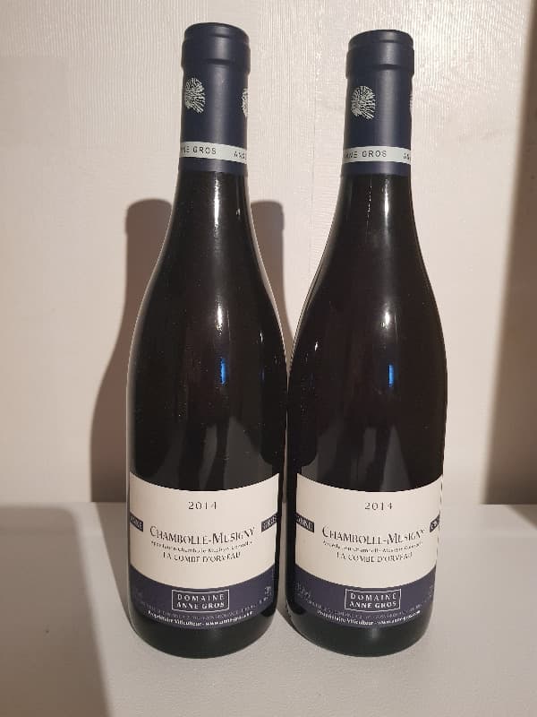 2 x Chambolle-Musigny, La Combe d'Orveau, Anne Gros, 2014