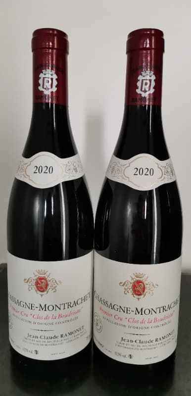 2 x Chassagne-Montrachet, Clos de la Boudriotte, Domaine Ramonet, 2020
