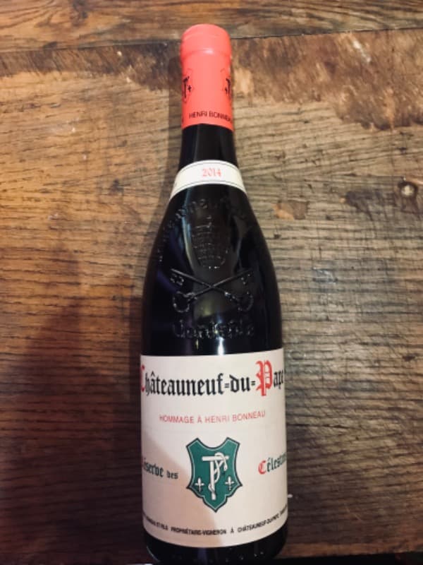 Châteauneuf-du-Pape, Réserve des célestins - Hommage à Henri bonneau, Henri Bonneau, 2014