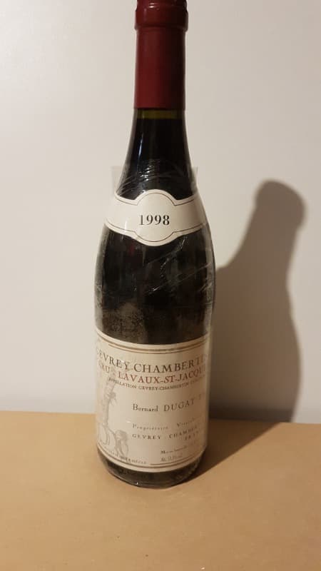 Gevrey-Chambertin, 1er cru Lavaux saint Jacques, Dugat-py, 1998