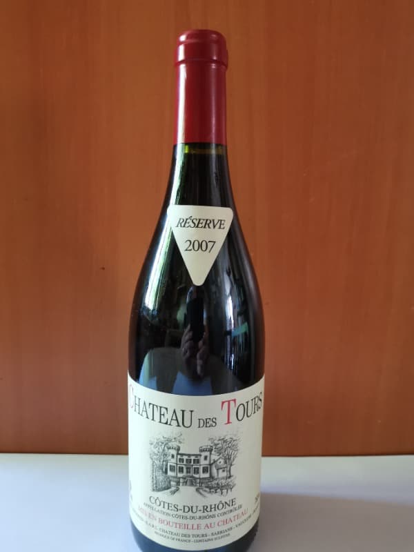 Côtes-du-Rhône, Château des Tours, 2007