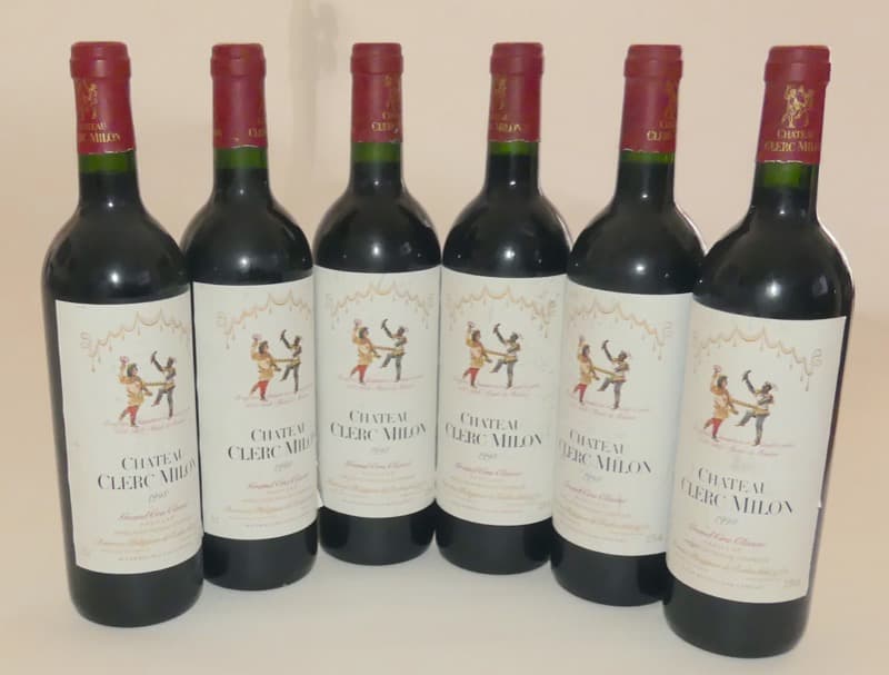 6 x Château Clerc Milon, Pauillac, 1998