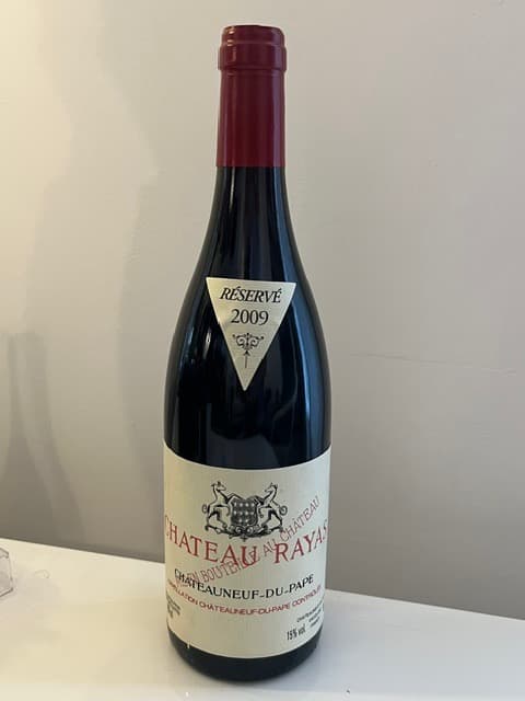 Châteauneuf-du-Pape, château Rayas, 2009