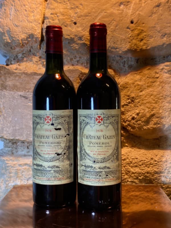 2 x Château Gazin, Pomerol, 1978