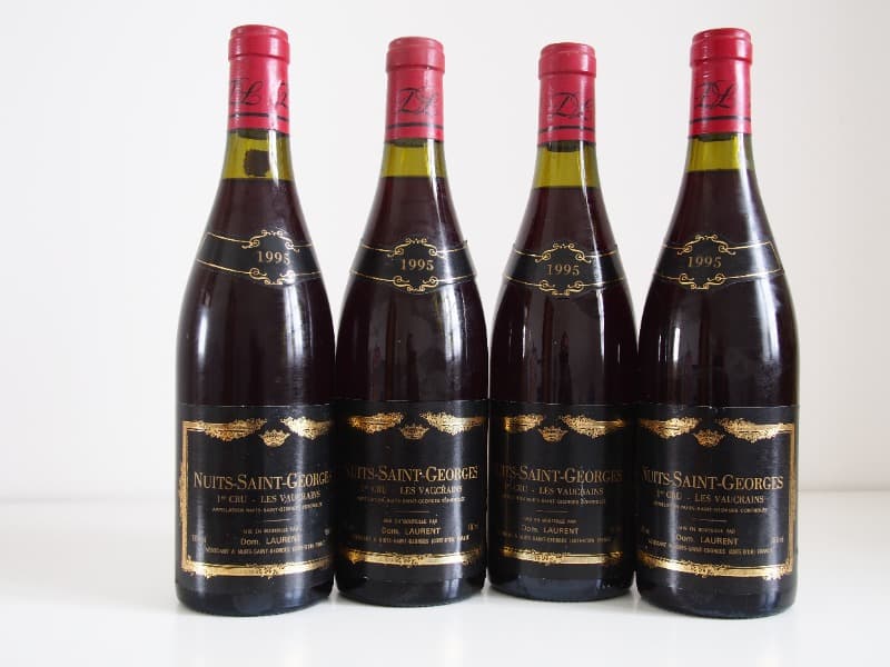 4 x Nuits-Saint-Georges, 1er cru Les Vaucrains, Domaine Dominique Laurent, 1995