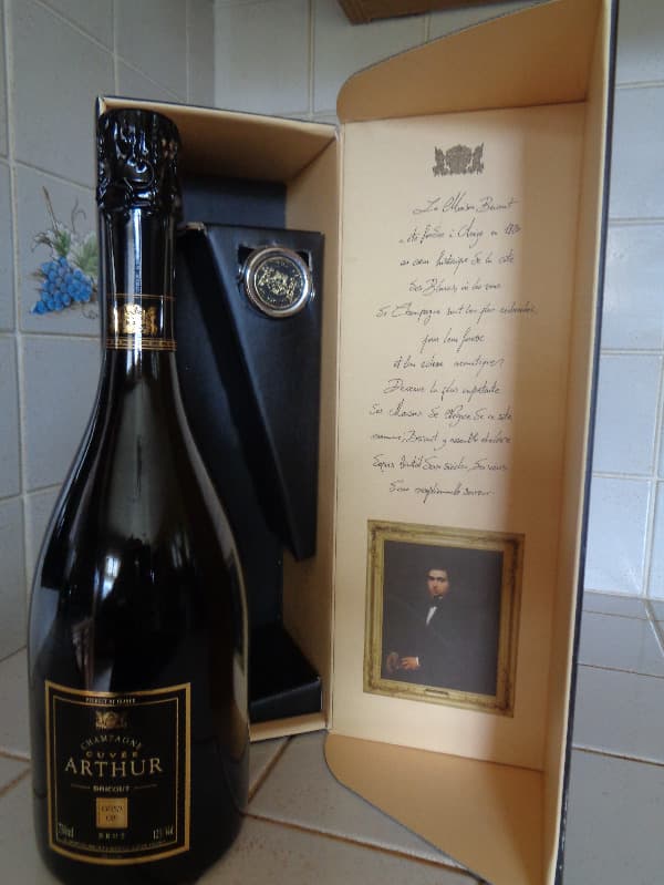 Cuvée Arthur Brut Grand Cru, BRICOUT à Avize, Champagne, 2002