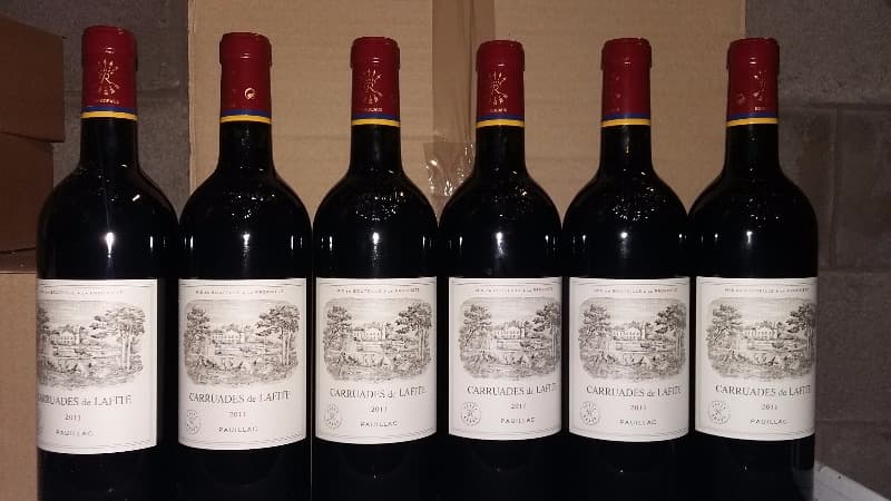 6 x Carruades de Lafite, Pauillac, 2011