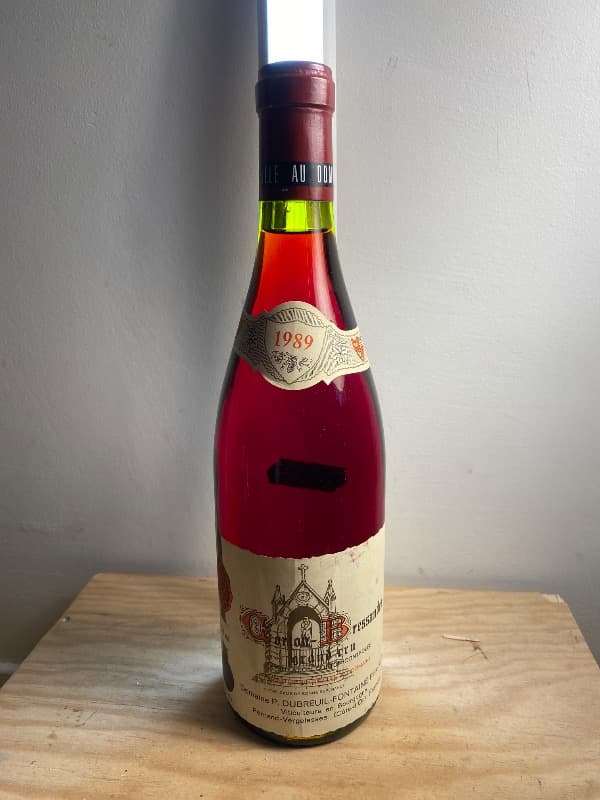 Corton, Bressandes, Domaine P. Dubreuil- Fontaine Père et Fils, 1989
